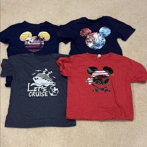 Disney cruise or Disney World themed shirts Boys 10/12